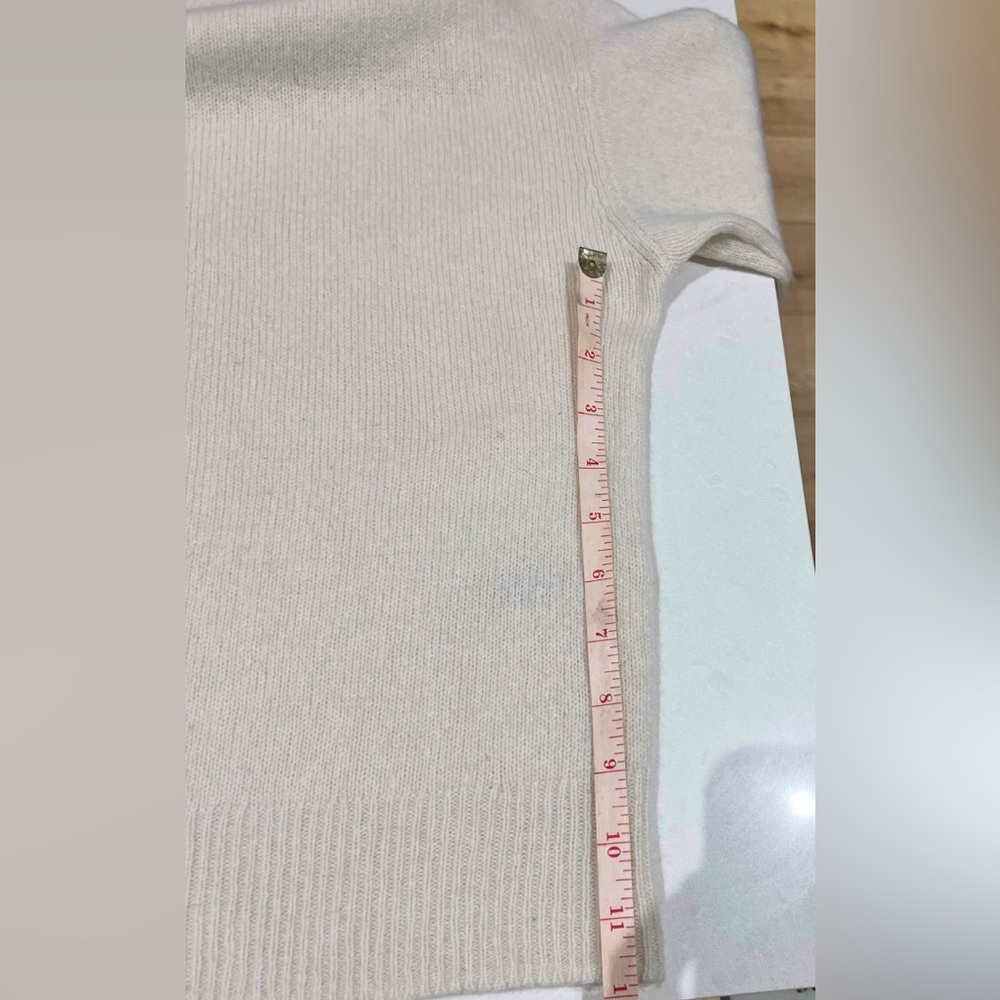Wilfred Women's Cream cashmere mock Turtleneck Sweater - s - Picture 6 of 7
